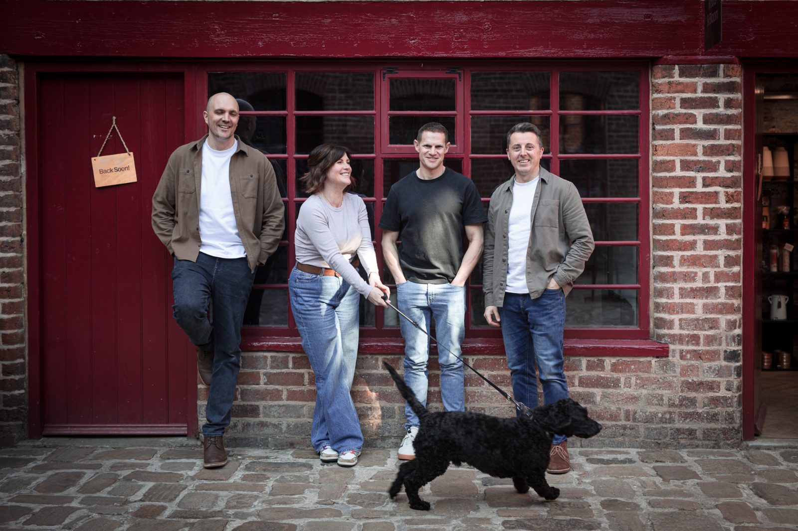 The Koala team outside the Sheffield office